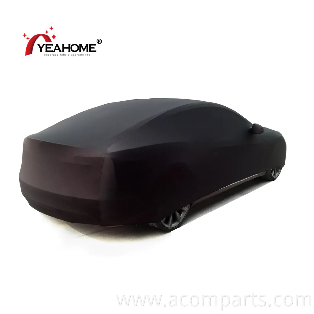 Ultra Soft Elastic Custom Indoor Car Cover Dust-Proof Breathable Cover